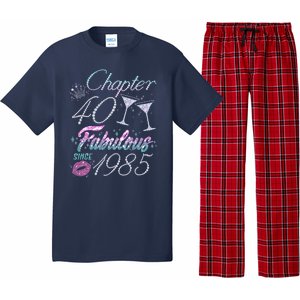 Cute Chapter 40th Birthday Fabulous Since 1985 Pajama Set