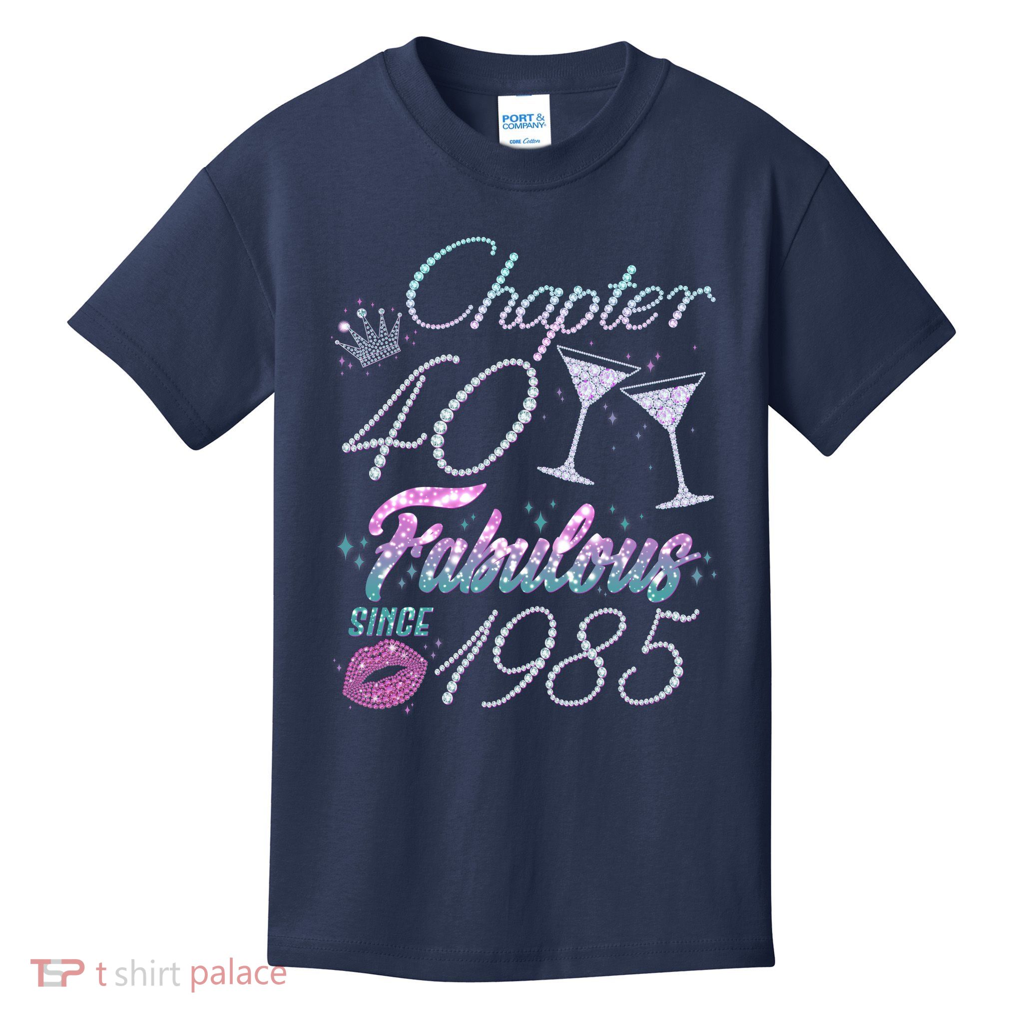 Cute Chapter 40th Birthday Fabulous Since 1985 Kids T-Shirt