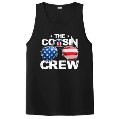 Cousin Crew 4th Of July Us American Flag Family Matching Usa Great Gift PosiCharge Competitor Tank