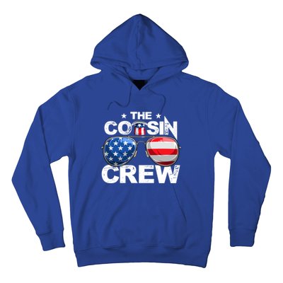 Cousin Crew 4th Of July Us American Flag Family Matching Usa Great Gift Hoodie