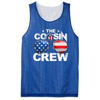 Cousin Crew 4th Of July Us American Flag Family Matching Usa Great Gift Mesh Reversible Basketball Jersey Tank