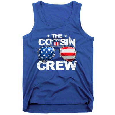 Cousin Crew 4th Of July Us American Flag Family Matching Usa Great Gift Tank Top