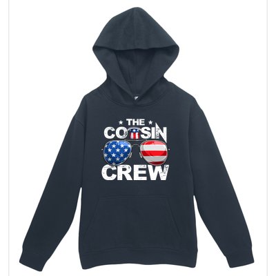 Cousin Crew 4th Of July Us American Flag Family Matching Usa Great Gift Urban Pullover Hoodie