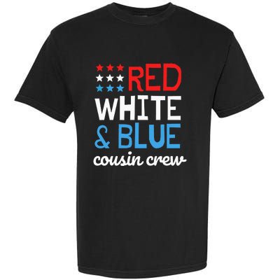 Cousin Crew 4th Fourth of July Patriotic Family Matching Garment-Dyed Heavyweight T-Shirt