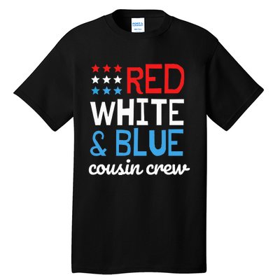 Cousin Crew 4th Fourth of July Patriotic Family Matching Tall T-Shirt