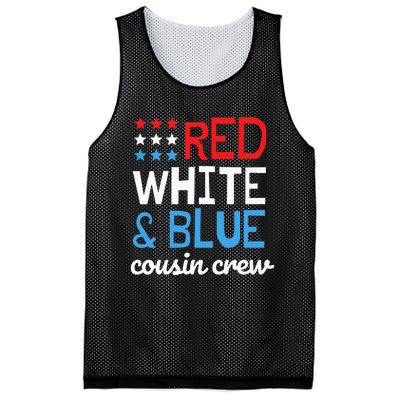 Cousin Crew 4th Fourth of July Patriotic Family Matching Mesh Reversible Basketball Jersey Tank