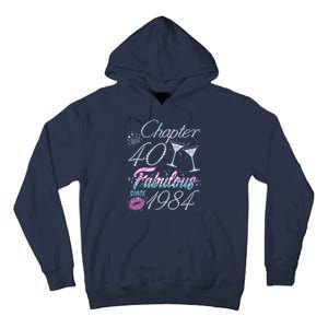 Cute Chapter 40th Birthday Fabulous Since 1984 Tall Hoodie