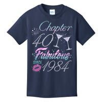 Cute Chapter 40th Birthday Fabulous Since 1984 Kids T-Shirt