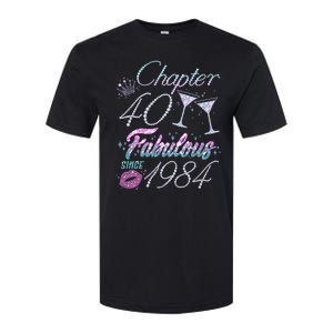 Cute Chapter 40th Birthday Fabulous Since 1984 Softstyle CVC T-Shirt