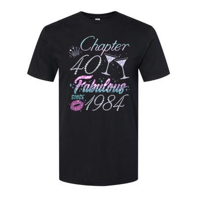 Cute Chapter 40th Birthday Fabulous Since 1984 Softstyle® CVC T-Shirt