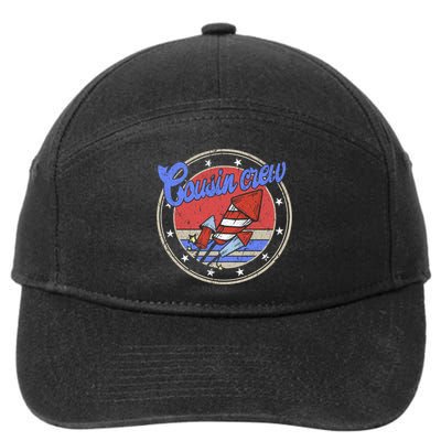 Cousin Crew 4th Of July Fireworks Director Gift 7-Panel Snapback Hat