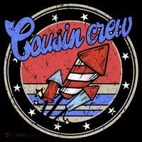 Cousin Crew 4th Of July Fireworks Director Gift Drawstring Bag