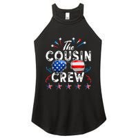 Cousin Crew 4th of July Patriotic American Family Matching Women's Perfect Tri Rocker Tank