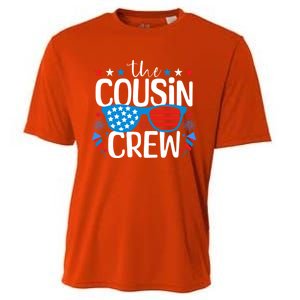 Cousin Crew 4th Of July Patriotic American Family Matching Gift Cooling Performance Crew T-Shirt