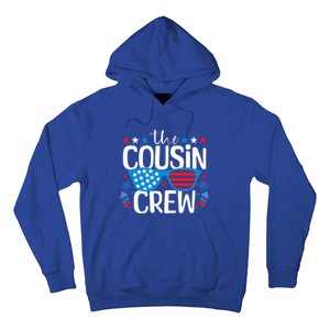 Cousin Crew 4th Of July Patriotic American Family Matching Gift Hoodie