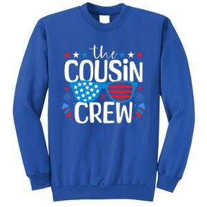 Cousin Crew 4th Of July Patriotic American Family Matching Gift Sweatshirt