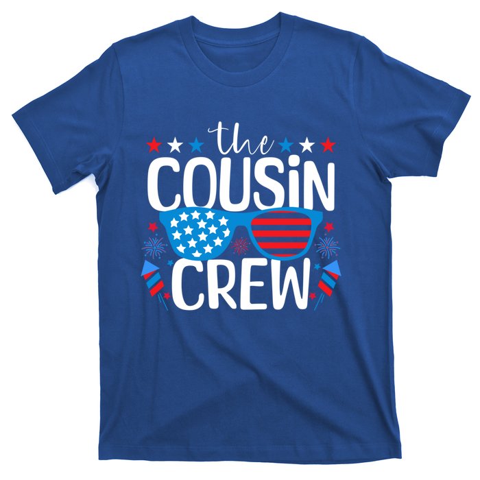 Cousin Crew 4th Of July Patriotic American Family Matching Gift T-Shirt