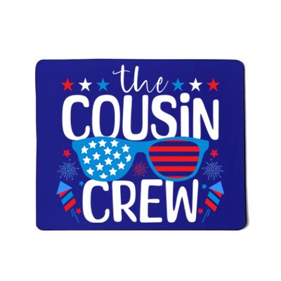 Cousin Crew 4th Of July Patriotic American Family Matching Gift Mousepad