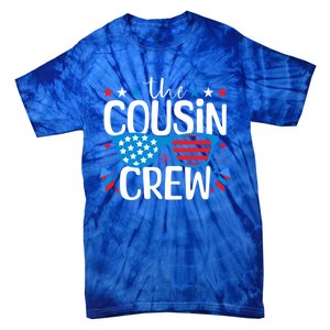 Cousin Crew 4th Of July Patriotic American Family Matching Gift Tie-Dye T-Shirt