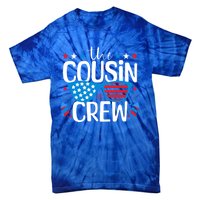 Cousin Crew 4th Of July Patriotic American Family Matching Gift Tie-Dye T-Shirt