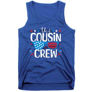 Cousin Crew 4th Of July Patriotic American Family Matching Gift Tank Top