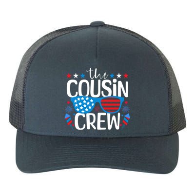 Cousin Crew 4th Of July Patriotic American Family Matching Gift Yupoong Adult 5-Panel Trucker Hat