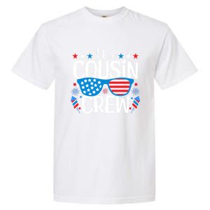 Cousin Crew 4th Of July Patriotic American Family Matching Gift Garment-Dyed Heavyweight T-Shirt