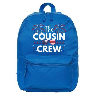 Cousin Crew 4th Of July Family Matching Patriotic American Gift 16 in Basic Backpack