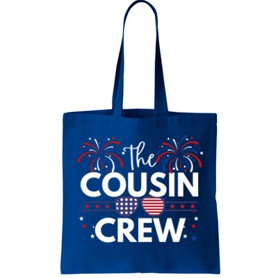 Cousin Crew 4th Of July Family Matching Patriotic American Gift Tote Bag