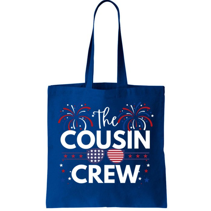 Cousin Crew 4th Of July Family Matching Patriotic American Gift Tote Bag