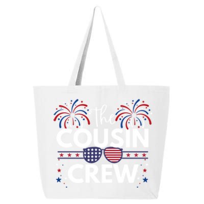 Cousin Crew 4th Of July Family Matching Patriotic American Gift 25L Jumbo Tote