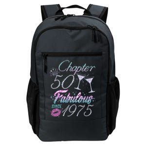 Cute Chapter 50th Birthday Fabulous Since 1975 Daily Commute Backpack