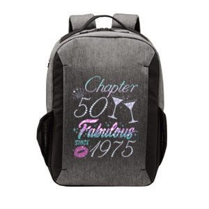 Cute Chapter 50th Birthday Fabulous Since 1975 Vector Backpack