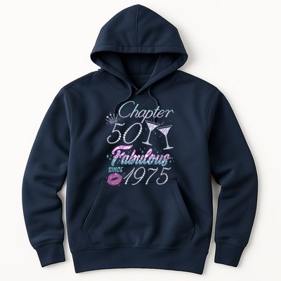 Cute Chapter 50th Birthday Fabulous Since 1975 Hoodie