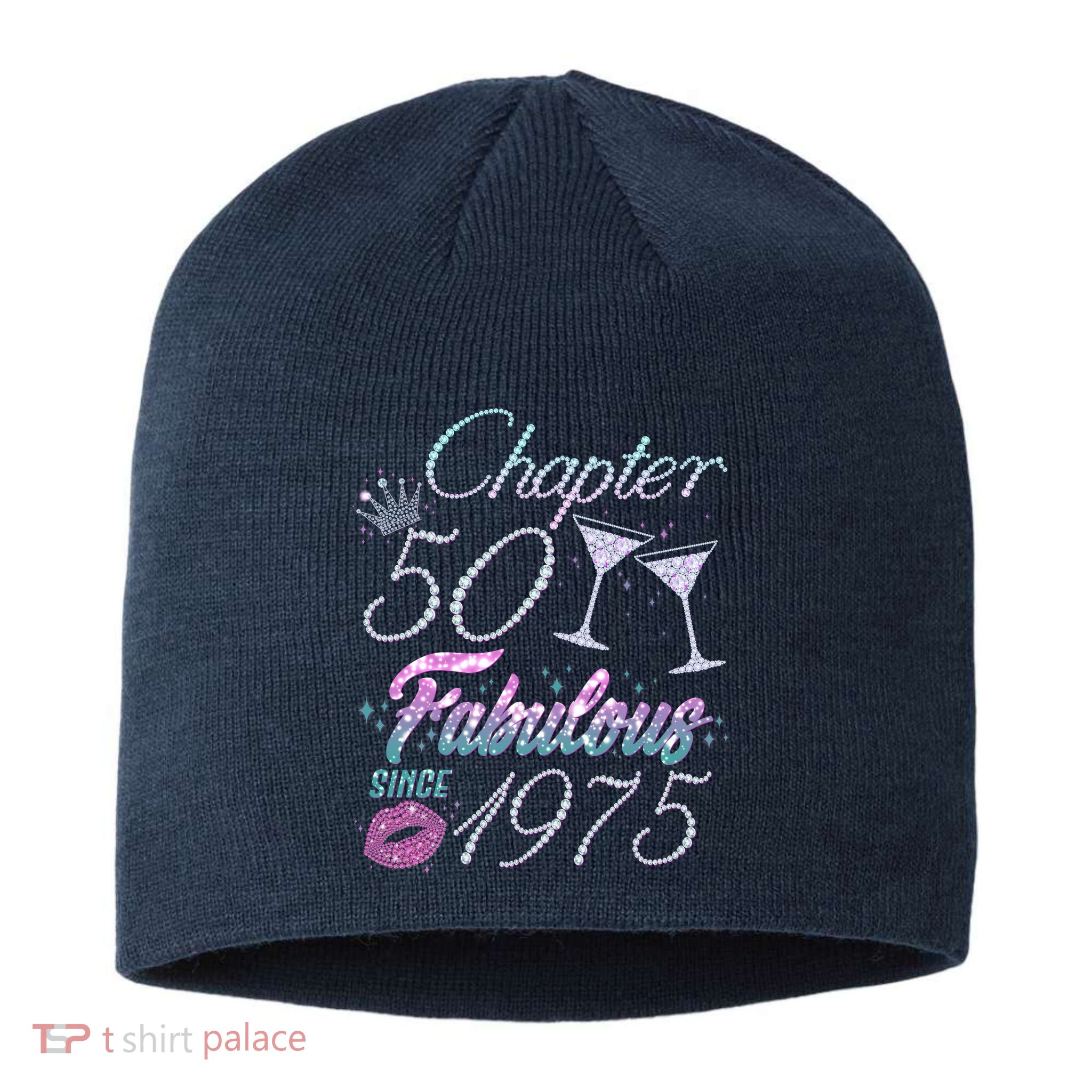 Cute Chapter 50th Birthday Fabulous Since 1975 Sustainable Beanie