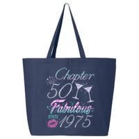 Cute Chapter 50th Birthday Fabulous Since 1975 25L Jumbo Tote