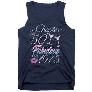 Cute Chapter 50th Birthday Fabulous Since 1975 Tank Top