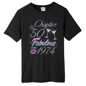 Cute Chapter 50th Birthday Fabulous Since 1974 Tall Fusion ChromaSoft Performance T-Shirt