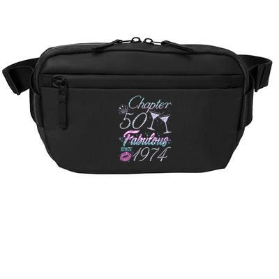 Cute Chapter 50th Birthday Fabulous Since 1974 Crossbody Pack