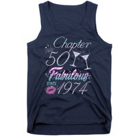 Cute Chapter 50th Birthday Fabulous Since 1974 Tank Top