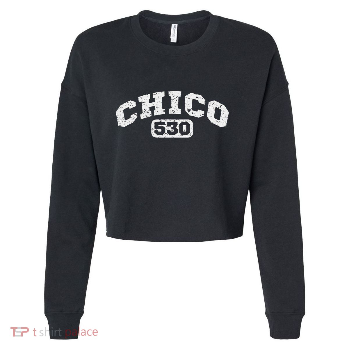 Chico Ca 530 Northern California Cali Cropped Pullover Crew