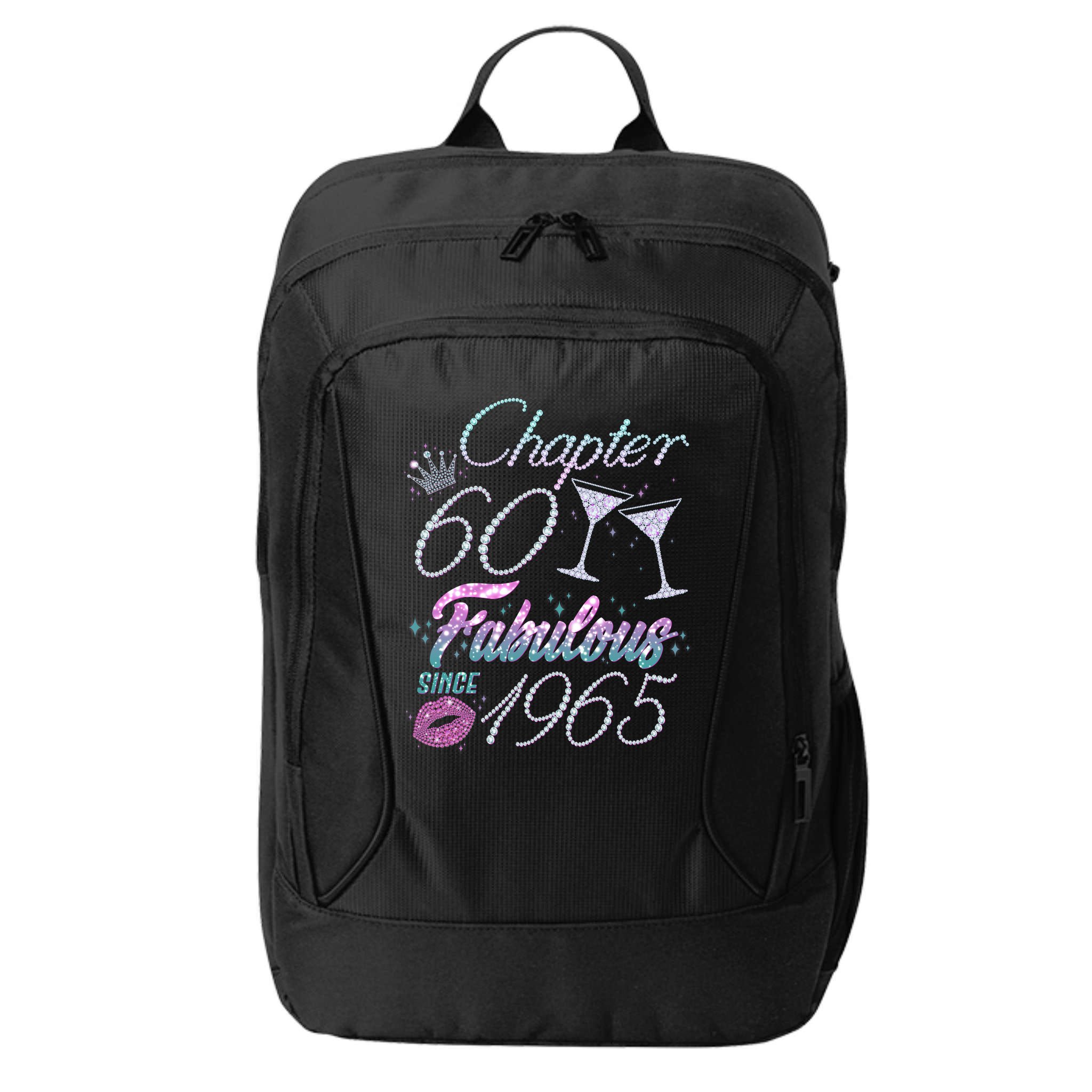 Cute Chapter 60th Birthday Fabulous Since 1965 City Backpack