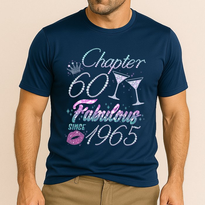 Cute Chapter 60th Birthday Fabulous Since 1965 Cooling Performance Crew T-Shirt
