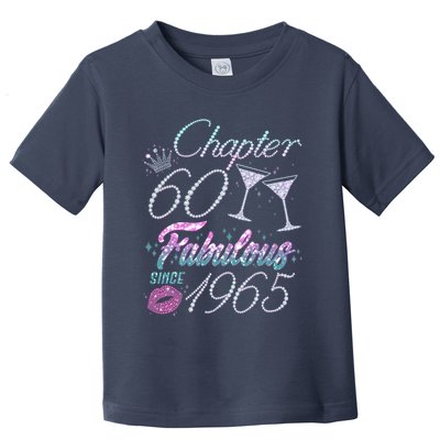 Cute Chapter 60th Birthday Fabulous Since 1965 Toddler T-Shirt