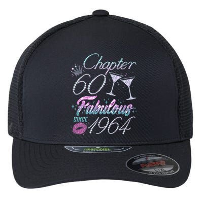 Cute Chapter 60th Birthday Fabulous Since 1964 Flexfit Unipanel Trucker Cap