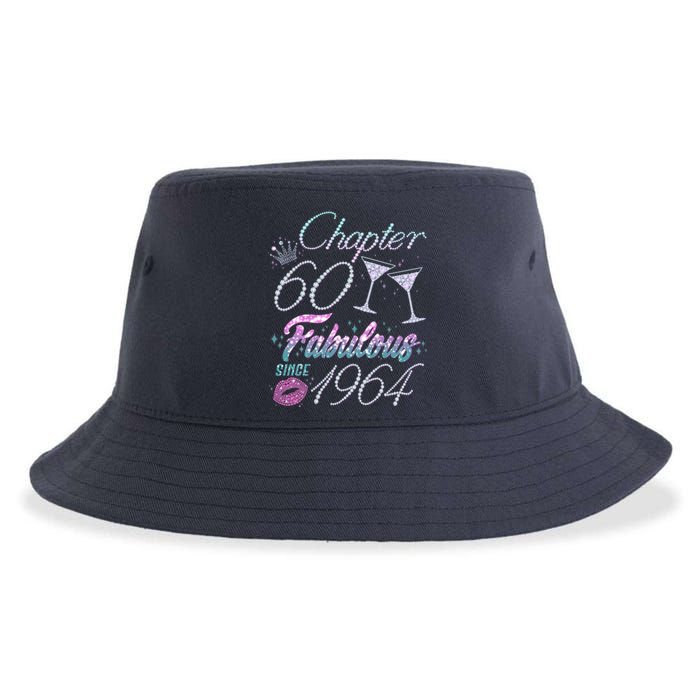 Cute Chapter 60th Birthday Fabulous Since 1964 Sustainable Bucket Hat