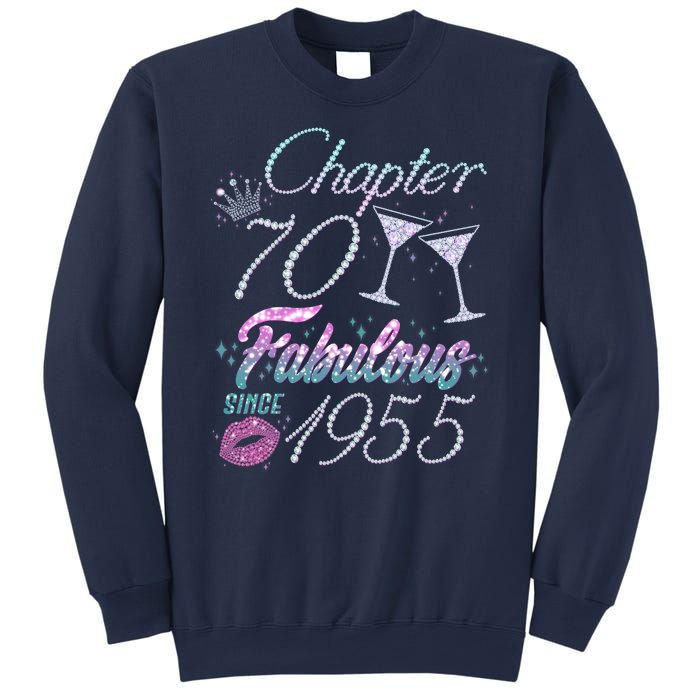 Cute Chapter 70th Birthday Fabulous Since 1955 Sweatshirt