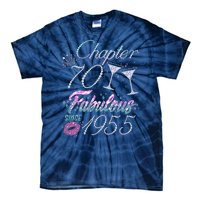 Cute Chapter 70th Birthday Fabulous Since 1955 Tie-Dye T-Shirt