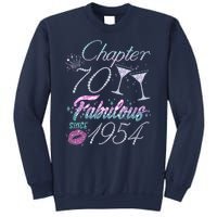 Cute Chapter 70th Birthday Fabulous Since 1954 Sweatshirt