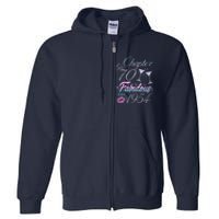 Cute Chapter 70th Birthday Fabulous Since 1954 Full Zip Hoodie